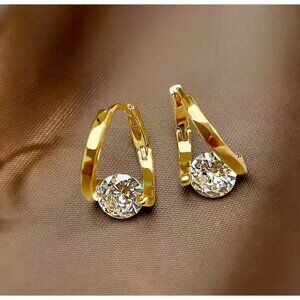 Gold Stud Earrings